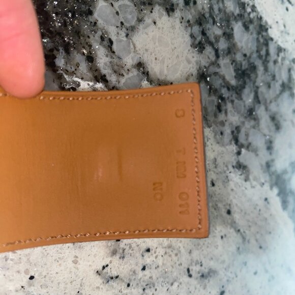 Authentic Hermes CDC Collier de Chien Orange Epsom Leather Bracelet GHW Gold - Picture 6 of 8